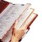 Smead Pressboard Classification Folders, Self Tab, Letter, Eight-Section, Red, 10/Box SMD14092