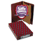 Smead Pressboard End Tab Classification Folders, Legal, Four-Section, Red, 10/Box SMD29855