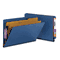 Smead Pressboard End Tab Classification Folders, Legal, Six-Section, Dark Blue, 10/Box SMD29784