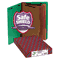 Smead Pressboard End Tab Classification Folders, Legal, Six-Section, Green, 10/Box SMD29785