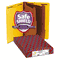 Smead Pressboard End Tab Classification Folders, Legal, Six-Section, Yellow, 10/Box SMD29789