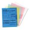 Smead Project Jackets, Letter, Poly, Clear/Translucent: Blue/Green/Yellow/Red, 5/Pack SMD85750