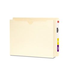 Smead Recycled End Tab File Jacket, Letter, Two Inch Expansion, Manila, 25/Box SMD76510