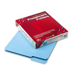 Smead Recycled Folders, One Inch Expansion, 1/3 Cut Top Tab, Letter, Blue 25/Box SMD21530