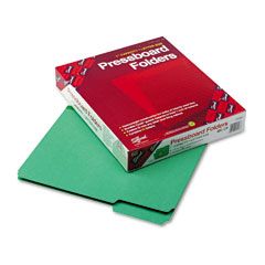 Smead Recycled Folders, One Inch Expansion, 1/3 Top Tab, Letter, Green, 25/Box SMD21546
