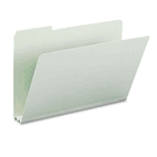 Smead Recycled Folders, Two Inch Expansion, 1/3 Top Tab, Legal, Gray Green, 25/Box SMD18234