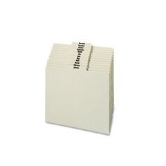 Smead Recycled Top Tab File Guides, Monthly, 1/3 Tab, Pressboard, Letter, 12/Set SMD50365