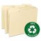 Smead Recycled Two-Ply File Folders, 1/3 Cut Top Tab, Letter, Manila, 100/Box SMD10347