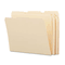 Smead Recycled Two-Ply File Folders, 1/3 Cut Top Tab, Letter, Manila, 100/Box SMD10347