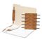 Smead Reinforced Adhesive Steel Paper Fasteners, Two Inch Capacity, Brown, 100/Box SMD68215