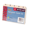 Smead Self-Tab Card Guides, Alpha, 1/5 Tab, Manila, 4 x 6, 25/Set SMD56076