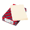 Smead Self-Tab Card Guides, Blank, 1/5 Tab, Manila, 5 x 8, 100/Box SMD57050