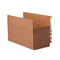 Smead Seven Inch Expansion File TUFF Pockets, Straight, Legal, Redrope, 5/Box SMD74795