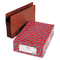 Smead Seven Inch Expansion File TUFF Pockets, Straight, Legal, Redrope, 5/Box SMD74795