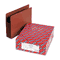 Smead Seven Inch Expansion File TUFF Pockets, Straight Tab, Letter, Redrope, 5/Box SMD73795
