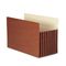 Smead Seven Inch Expansion Pocket with Tyvek, Straight, Legal, Manila/Redrope, 5/Box SMD74395