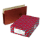 Smead Seven Inch Expansion Pocket with Tyvek, Straight, Legal, Manila/Redrope, 5/Box SMD74395