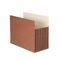Smead Seven Inch Expansion Pocket with Tyvek, Straight, Letter, Manila/Redrope, 5/Box SMD73395