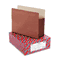 Smead Seven Inch Expansion Pocket with Tyvek, Straight, Letter, Manila/Redrope, 5/Box SMD73395