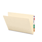 Smead Shelf Folders, Straight Cut, Single-Ply End Tab, Legal, Manila, 100/Box SMD27100