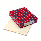 Smead Shelf Folders, Straight Cut, Single-Ply End Tab, Letter, Manila, 100/Box SMD24100