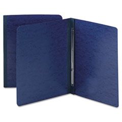 Smead Side Opening Pressboard Report Cover, Prong Fastener, Letter, Dark Blue, 25/Box SMD81351
