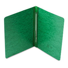 Smead Side Opening PressGuard Report Cover, Prong Fastener, Letter, Green SMD81452
