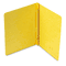 Smead Side Opening PressGuard Report Cover, Prong Fastener, Letter, Yellow SMD81852