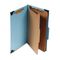 Smead Six Section Hanging Classification Folder, Pressboard/Kraft, Legal, Blue SMD65165