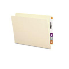 Smead Straight Cut End Tab Folders, 9 1/2 Inch Front, Letter, Manila, 100/Box SMD24110