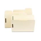 Smead SuperTab File Folders with Fastener, 1/3 Cut, 11 Point, Letter, Manila, 50/Box SMD14535