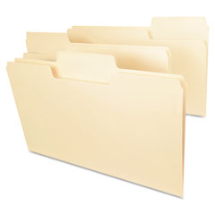 Smead SuperTab Heavyweight Folder, Manila, 1/3 Cut, Legal, 50/BX SMD15401