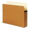 Smead SuperTab Pocket, Redrope, 3 1/2 Inch Expansion, Letter, 25/Box SMD73230