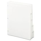 Smead Three-Ring Binder Index Divider, 5-Tab, White SMD89415