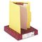 Smead Top Tab Classification Folder, One Divider, Four-Section, Yellow, 10/Box SMD13704