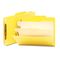 Smead Top Tab Classification Folders, Two Dividers, Six-Section, Yellow, 10/Box SMD14004