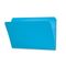 Smead Top Tab Fastener File Folder, 11 Point Paperboard, Straight Cut, Blue, 50/Box SMDF2150CBE2K13