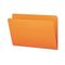 Smead Top Tab Fastener File Folder, 11 Point Paperboard, Straight Cut, Orange, 50/Box SMDF2150COR2K13