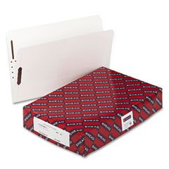 Smead Top Tab Fastener File Folder, 11 Point Paperboard, Straight Cut, White, 50/Box SMDF2150CW2K13