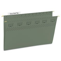 Smead Tuff Hanging Folder with Easy Slide Tab, Legal, Standard Green, 20/Pack SMD64136