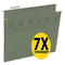 Smead Tuff Hanging Folder with Easy Slide Tab, Legal, Standard Green, 20/Pack SMD64136