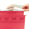 Smead Tuff Hanging Folder with Easy Slide Tab, Letter, Red, 18/Pack SMD64043