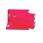 Smead Two-Inch Capacity Fastener Folders, Straight Tab, Legal, Red, 50/Box SMD28740