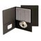Smead Two-Pocket Portfolio, Embossed Leather Grain Paper, Black, 25/Box SMD87853