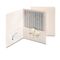 Smead Two-Pocket Portfolio, Embossed Leather Grain Paper, White, 25/Box SMD87861