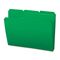 Smead Waterproof Poly File Folders, 1/3 Cut Top Tab, Letter, Green, 24/Box SMD10502