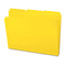 Smead Waterproof Poly File Folders, 1/3 Cut Top Tab, Letter, Yellow, 24/Box SMD10504