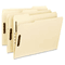Smead WaterShed/CutLess Manila Fastener Folder, 1/3 Cut Top Tab, 50/BX SMD14541
