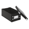 Snap-N-Store Snap N Store Collapsible Index Card File Box Holds 1,100 3 x 5 Cards, Black IDESNS01573