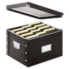Snap-N-Store Snap N Store Storage Box, Letter/Legal, 16 1/4 x 9 3/4 x 13 1/4, Black IDESNS01536